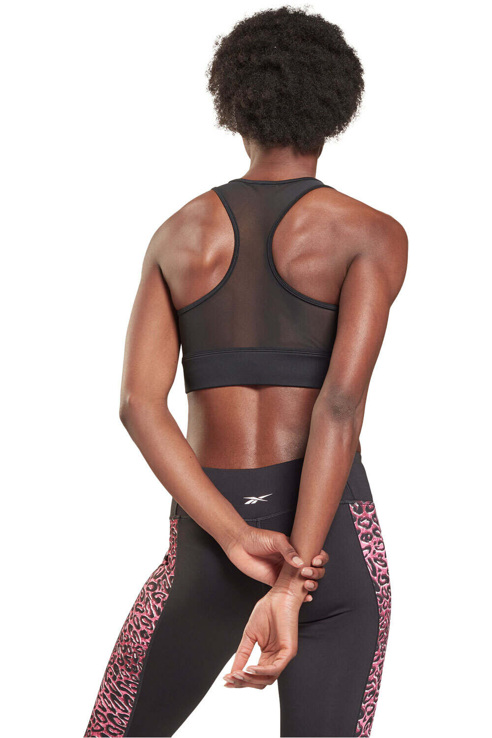 Reebok sujetadores deportivos Reebok Modern Safari Bralette vista trasera Reebok sujetadores deportivos Reebok Modern Safari Bralette vista trasera