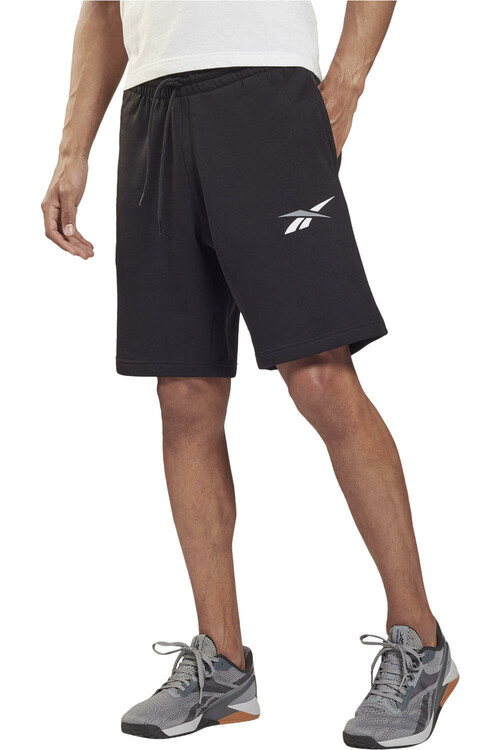 REEBOK TE VECTOR FLEECE SHORT negro