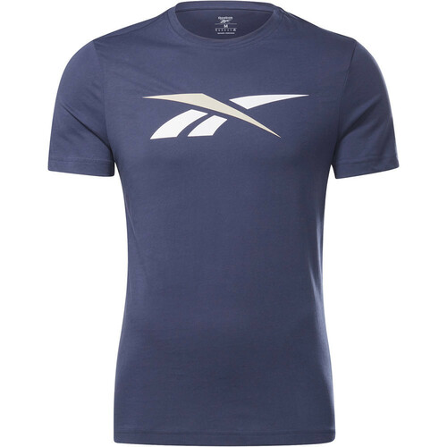 REEBOK TE VECTOR LOGO TEE azul
