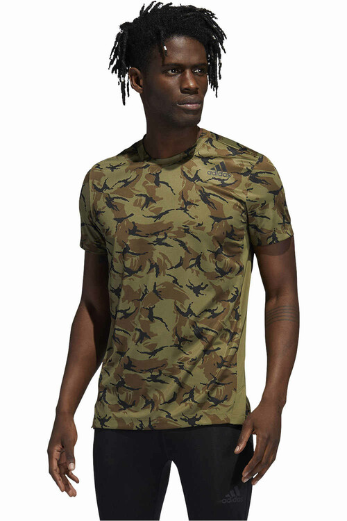 ADIDAS CAMO TEE verde
