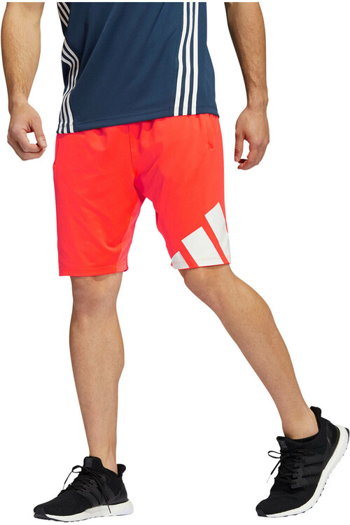 ADIDAS 4K 3 BAR SHORT naranja