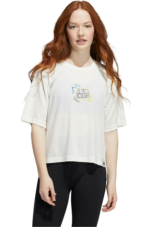 ADIDAS LU BOS CROP blanco