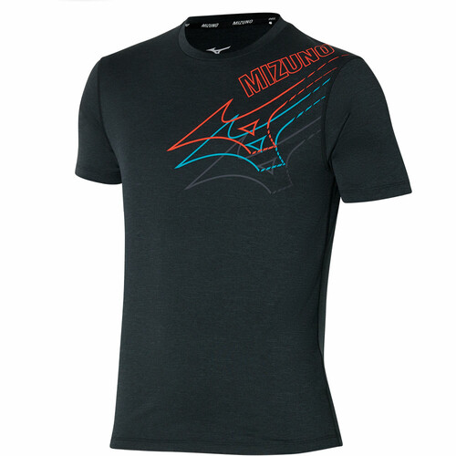 MIZUNO CORE MIZUNO GRAPHIC TEE negro