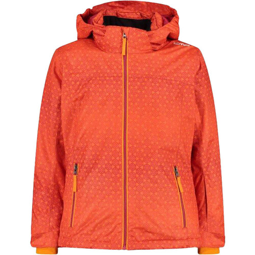 CMP KID G JACKET SNAPS HOOD naranja
