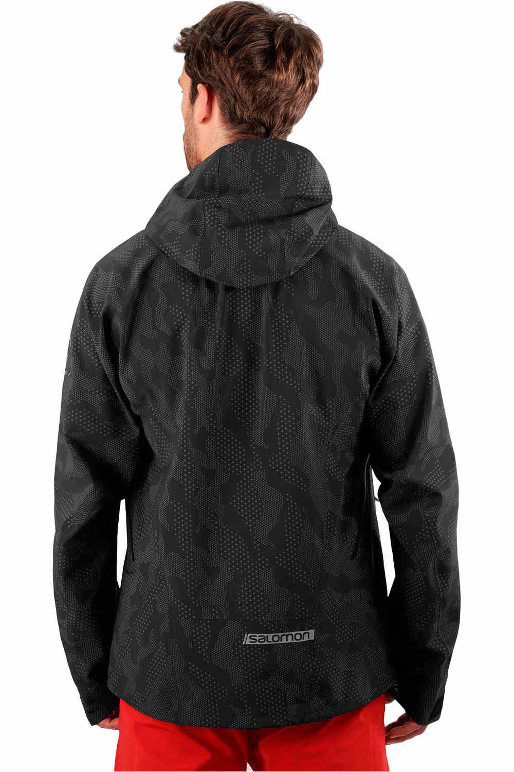 Salomon chaqueta esquí hombre Salomon OUTLAW 3L JKTM vista trasera Salomon chaqueta esquí hombre Salomon OUTLAW 3L JKTM vista trasera