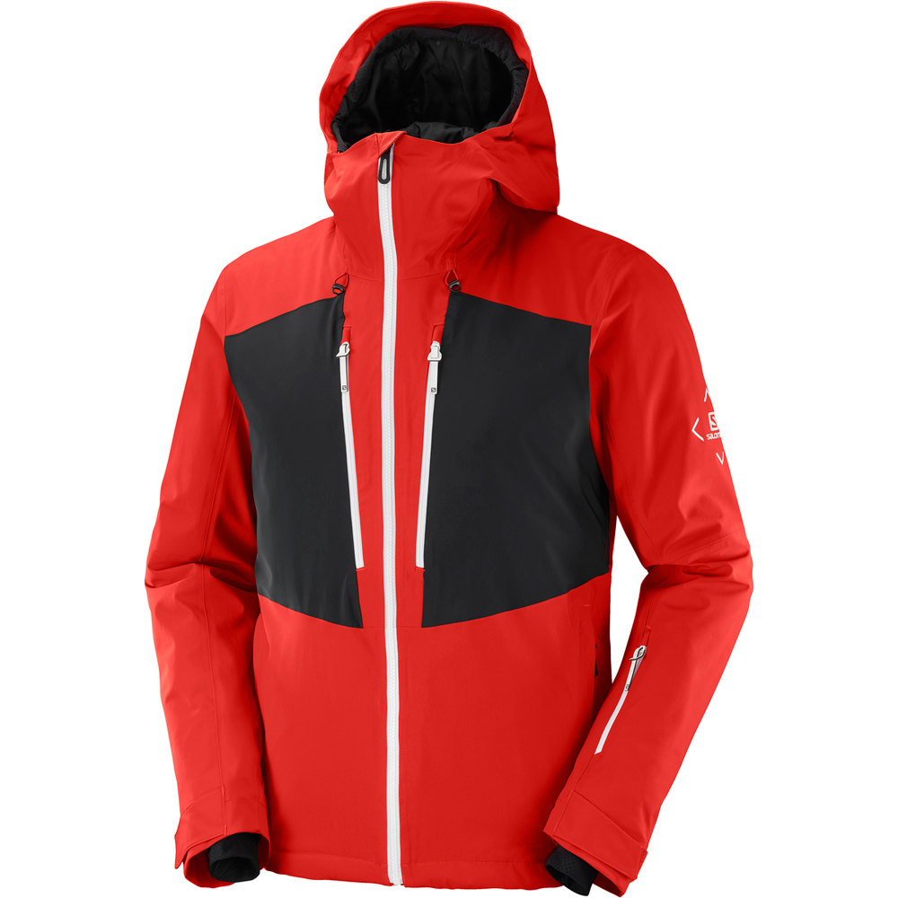 Salomon chaqueta esquí hombre Salomon HIGHLAND JKT M vista detalle Salomon chaqueta esquí hombre Salomon HIGHLAND JKT M vista detalle