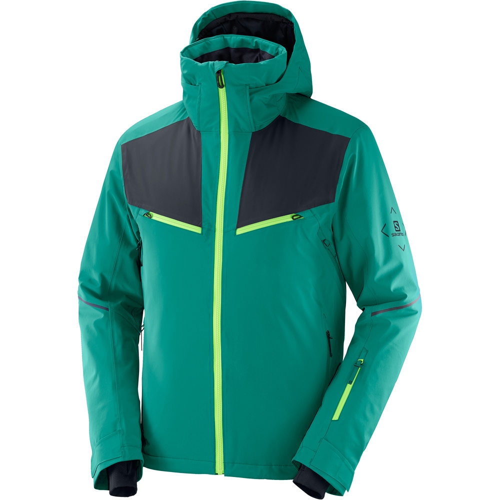 Salomon chaqueta esquí hombre Salomon BRILLIANT JKT M vista detalle Salomon chaqueta esquí hombre Salomon BRILLIANT JKT M vista detalle