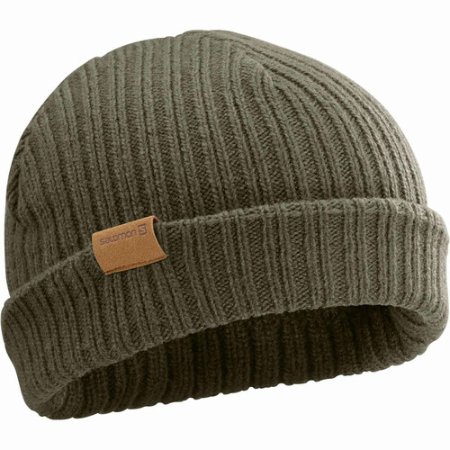 SALOMON OUTLIFE FISHERMAN BEANIE verde