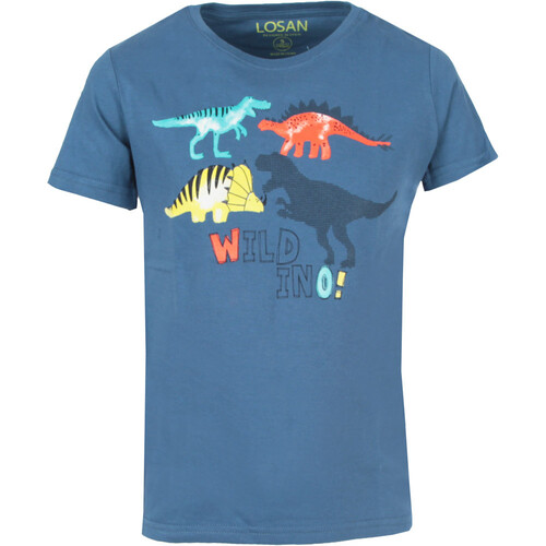 LOSAN CAMISETA DINO azul