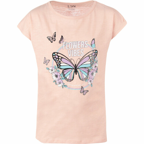 LOSAN CAMISETA MARIPOSAS rosa