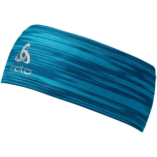 ODLO HEADBAND POLYKNIT LIGHT ECO PRINT azul