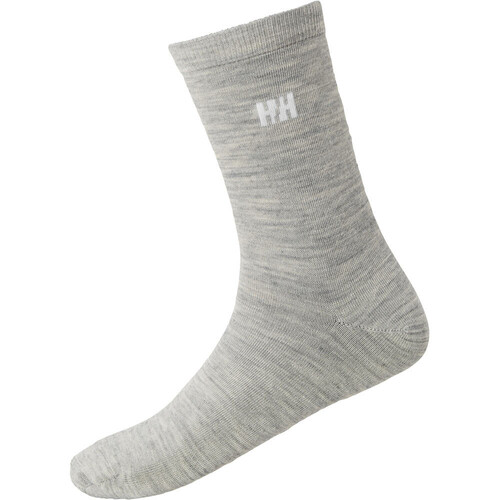 HELLY HANSEN EVERYDAY WOOL SOCK 2PK gris