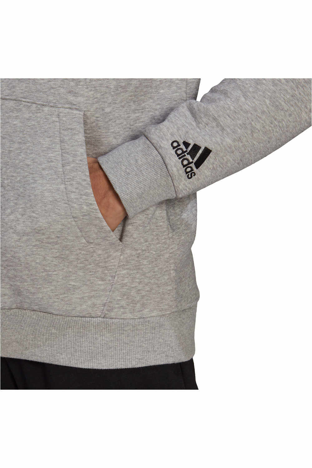 adidas sudadera hombre Adidas M LIN FL HD GRNE vista detalle adidas sudadera hombre Adidas M LIN FL HD GRNE vista detalle