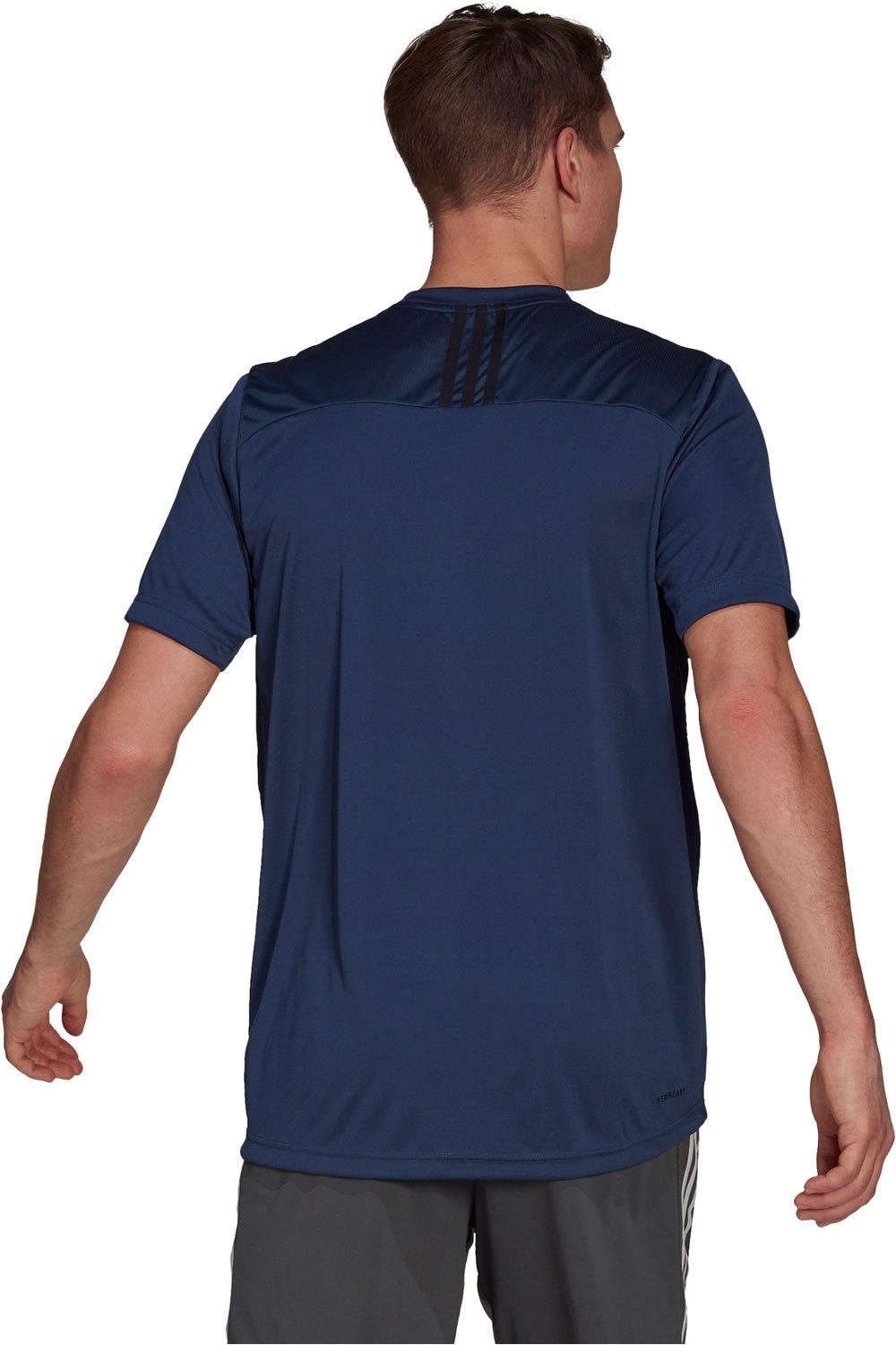 adidas camiseta manga corta hombre Adidas M 3S BACK TEE vista trasera adidas camiseta manga corta hombre Adidas M 3S BACK TEE vista trasera
