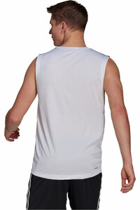 adidas camiseta tirantes hombre Adidas M 3S TK vista trasera adidas camiseta tirantes hombre Adidas M 3S TK vista trasera