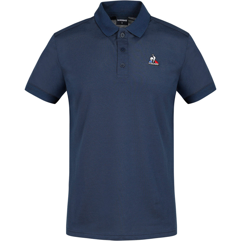 Le Coq Sportif polo manga corta hombre Le Coq Sportif ESS Polo SS N1 M vista frontal Le Coq Sportif polo manga corta hombre Le Coq Sportif ESS Polo SS N1 M vista frontal