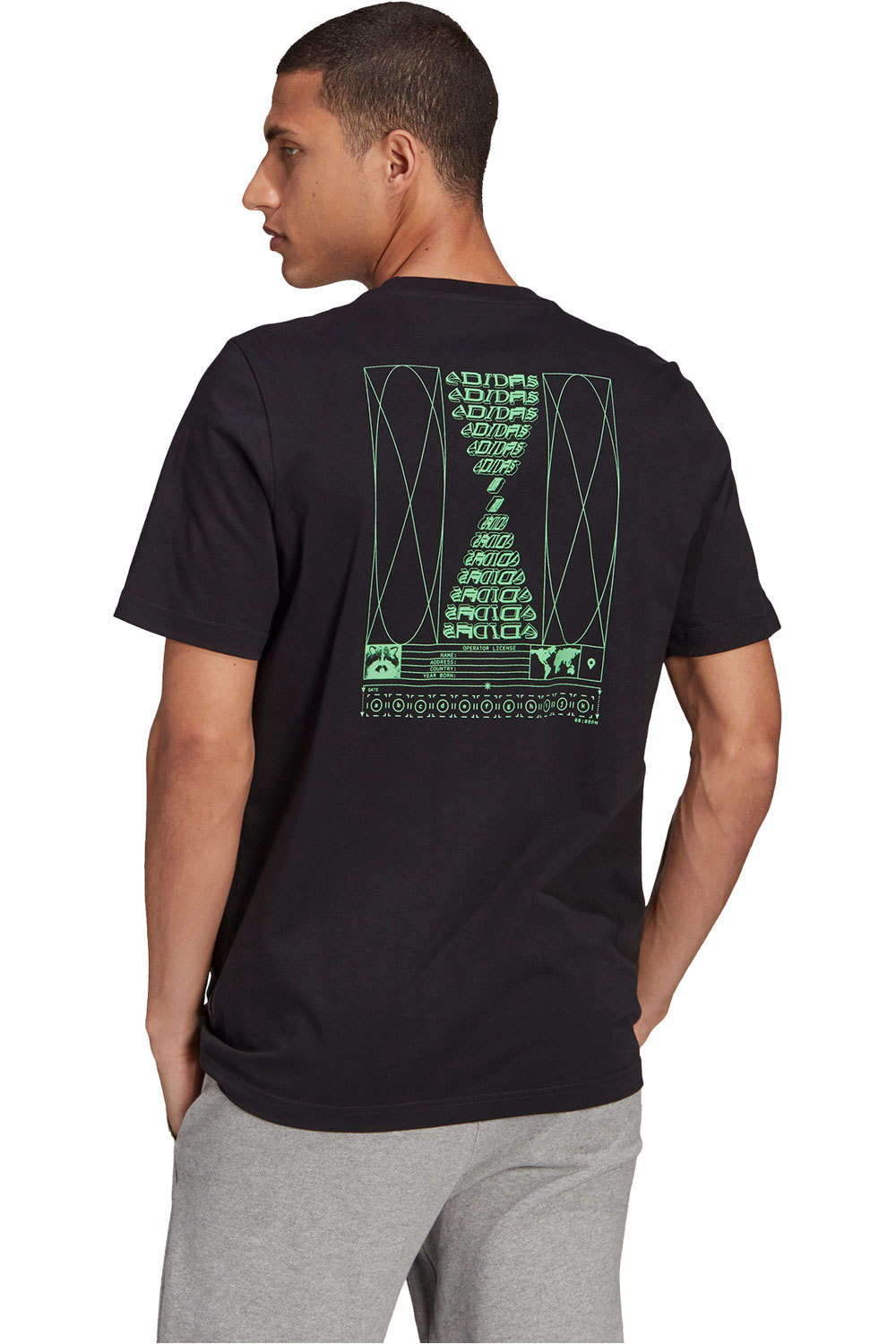 adidas camiseta manga corta hombre Adidas X-CITY GFX TEE1 vista trasera adidas camiseta manga corta hombre Adidas X-CITY GFX TEE1 vista trasera