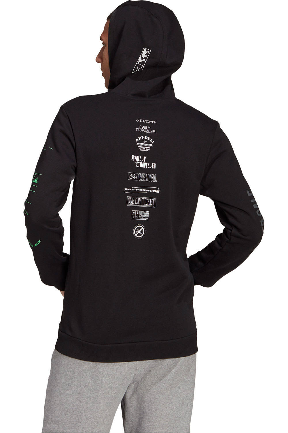 adidas sudadera hombre Adidas X-CITY HOODY vista trasera adidas sudadera hombre Adidas X-CITY HOODY vista trasera