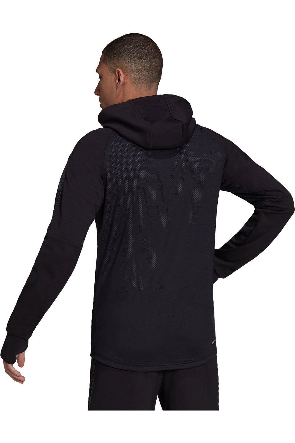 adidas sudadera hombre Adidas M MT FZ HD vista trasera adidas sudadera hombre Adidas M MT FZ HD vista trasera