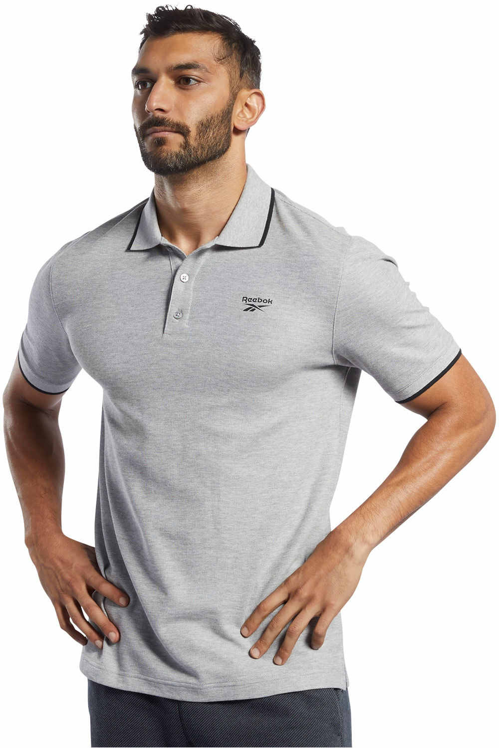 Reebok polo manga corta hombre Reebok RI POLO vista frontal Reebok polo manga corta hombre Reebok RI POLO vista frontal