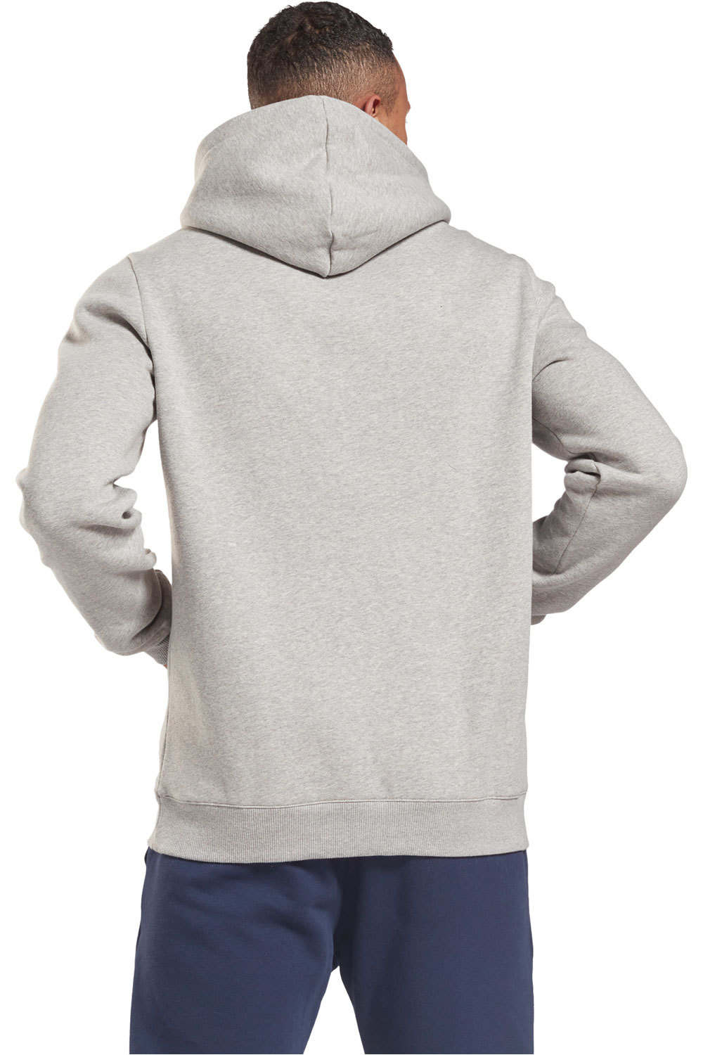 Reebok sudadera hombre Reebok RI FLC OTH BL HOODIE GRNE vista trasera Reebok sudadera hombre Reebok RI FLC OTH BL HOODIE GRNE vista trasera
