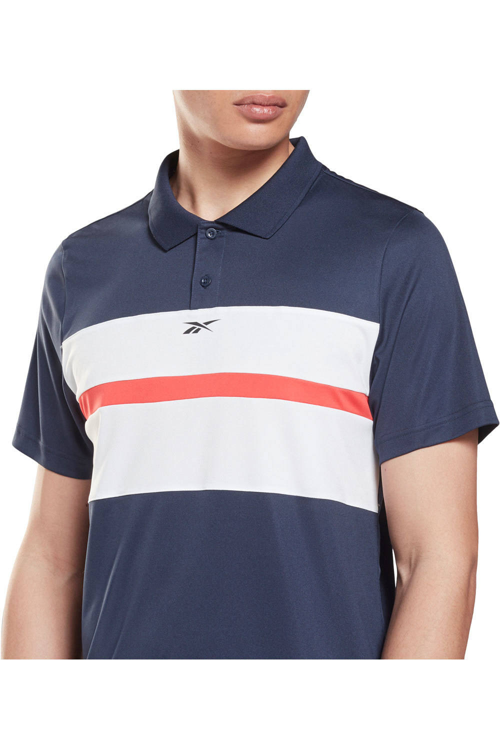 Reebok polo manga corta hombre Reebok WOR STRIPED POLO vista detalle Reebok polo manga corta hombre Reebok WOR STRIPED POLO vista detalle