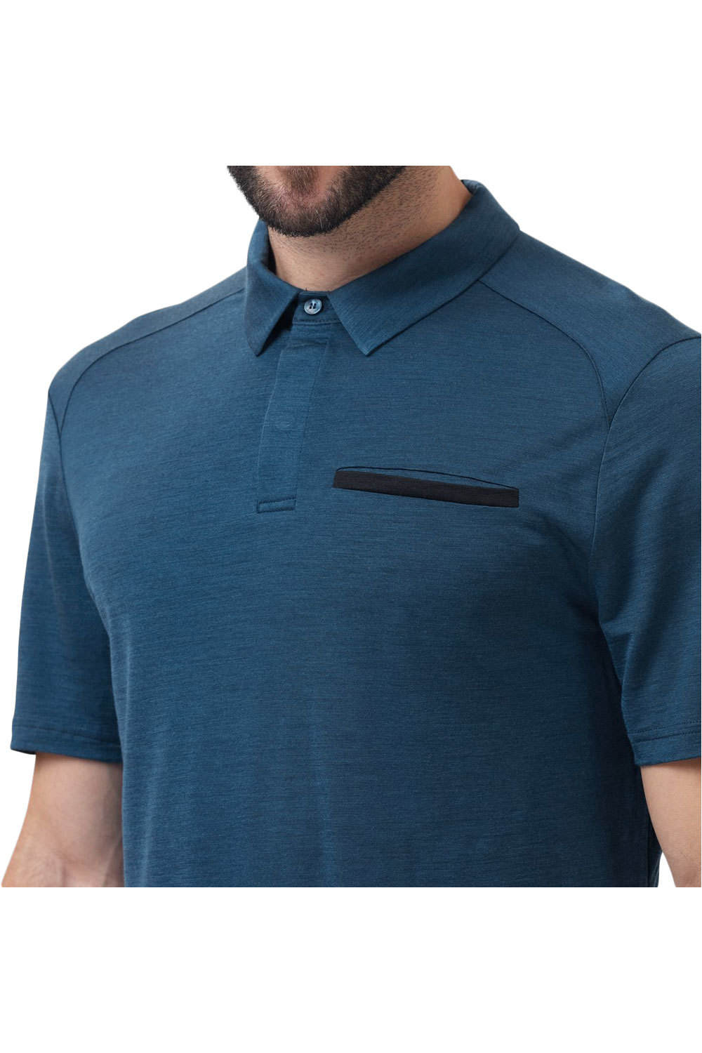 Odlo camiseta montaña manga corta hombre Odlo Polo shirt s/s CONCORD NATURAL vista detalle Odlo camiseta montaña manga corta hombre Odlo Polo shirt s/s CONCORD NATURAL vista detalle