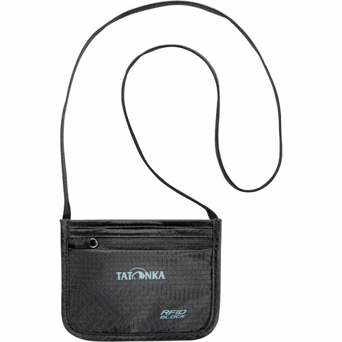 TATONKA SKIN ID POCKET RFID B BOLSA CUELLO negro