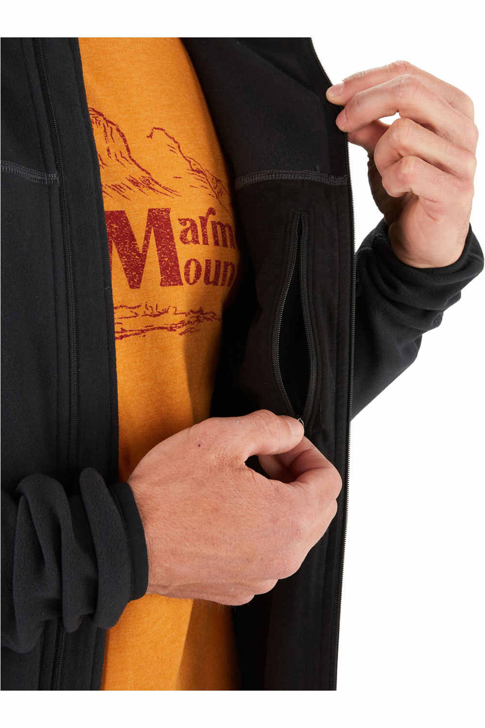 Marmot forro polar hombre Marmot Pisgah Fleece Jacket vista detalle Marmot forro polar hombre Marmot Pisgah Fleece Jacket vista detalle