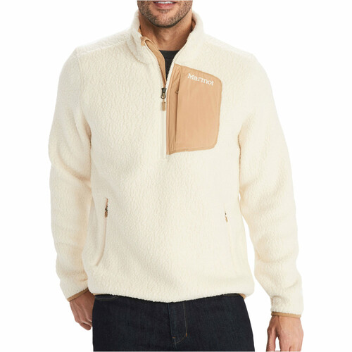 MARMOT WILEY FLEECE HALF ZIP marron