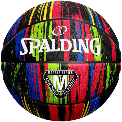 SPALDING MARBLE SERIES BLACK RAINBOW