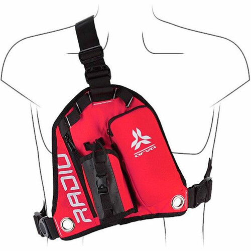 ARVA RADIO HOLSTER rojo