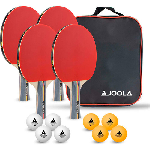 JOOLA SET JOOLA TEAM SCHOOL 4 PALAS Y 8 PELOTA