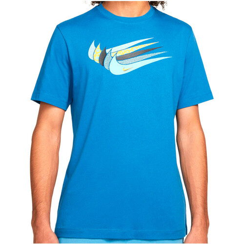 NIKE M NSW 12 MO SWOOSH TEE azul