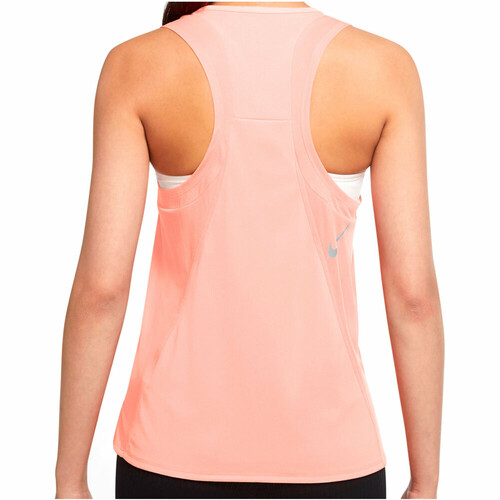 NIKE W NK DF RACE SINGLET rosa