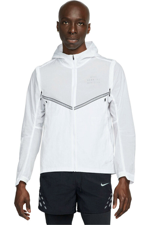 NIKE M NK RPL RN DVN TRANSIT JKT blanco