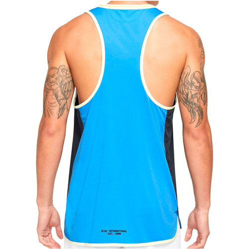 NIKE M NK DF HTG TANK azul