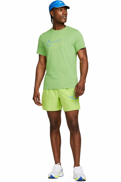 NIKE M NK DF RN DVN CHLNGR SHRT 5BF amarillo