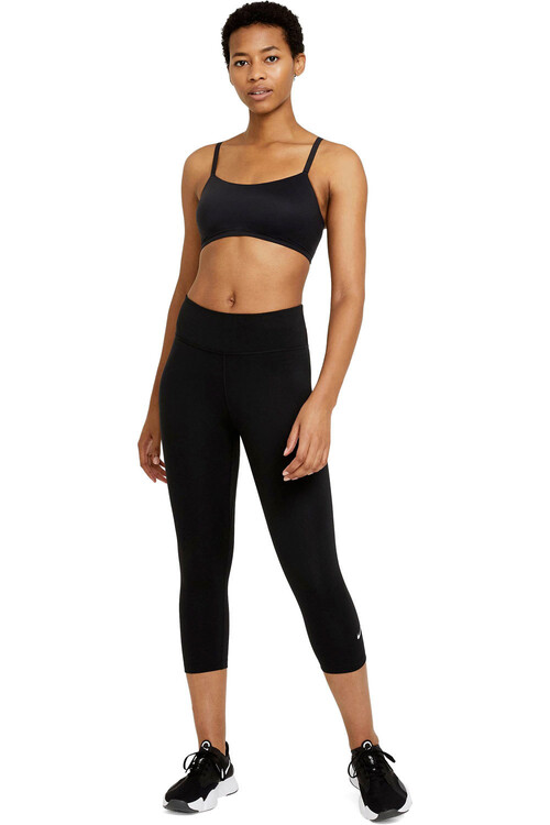 NIKE W NK ONE DF MR CPRI TGT negro