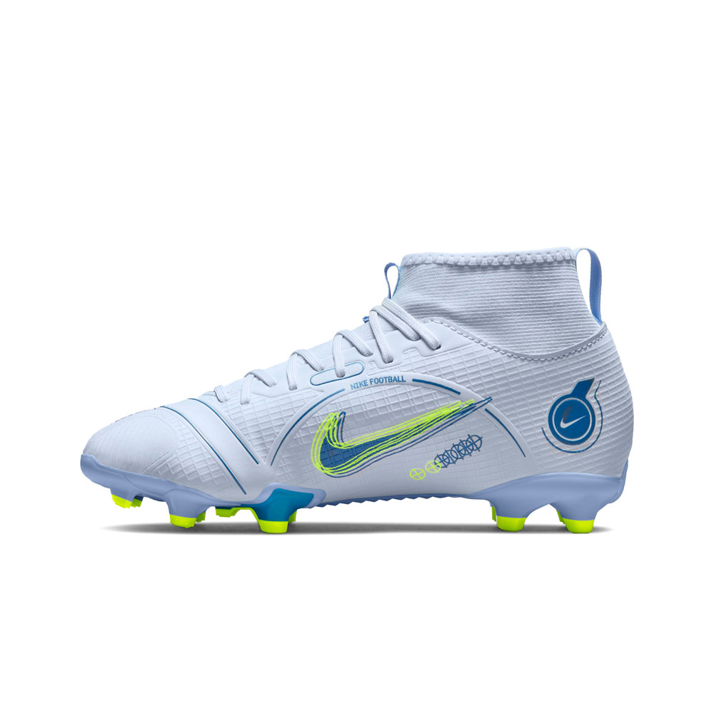 Nike botas de futbol niño cesped artificial Nike MERCURIAL SUPERFLY JR 8 ACADEMY FG/MG GR lateral interior Nike botas de futbol niño cesped artificial Nike MERCURIAL SUPERFLY JR 8 ACADEMY FG/MG GR lateral interior