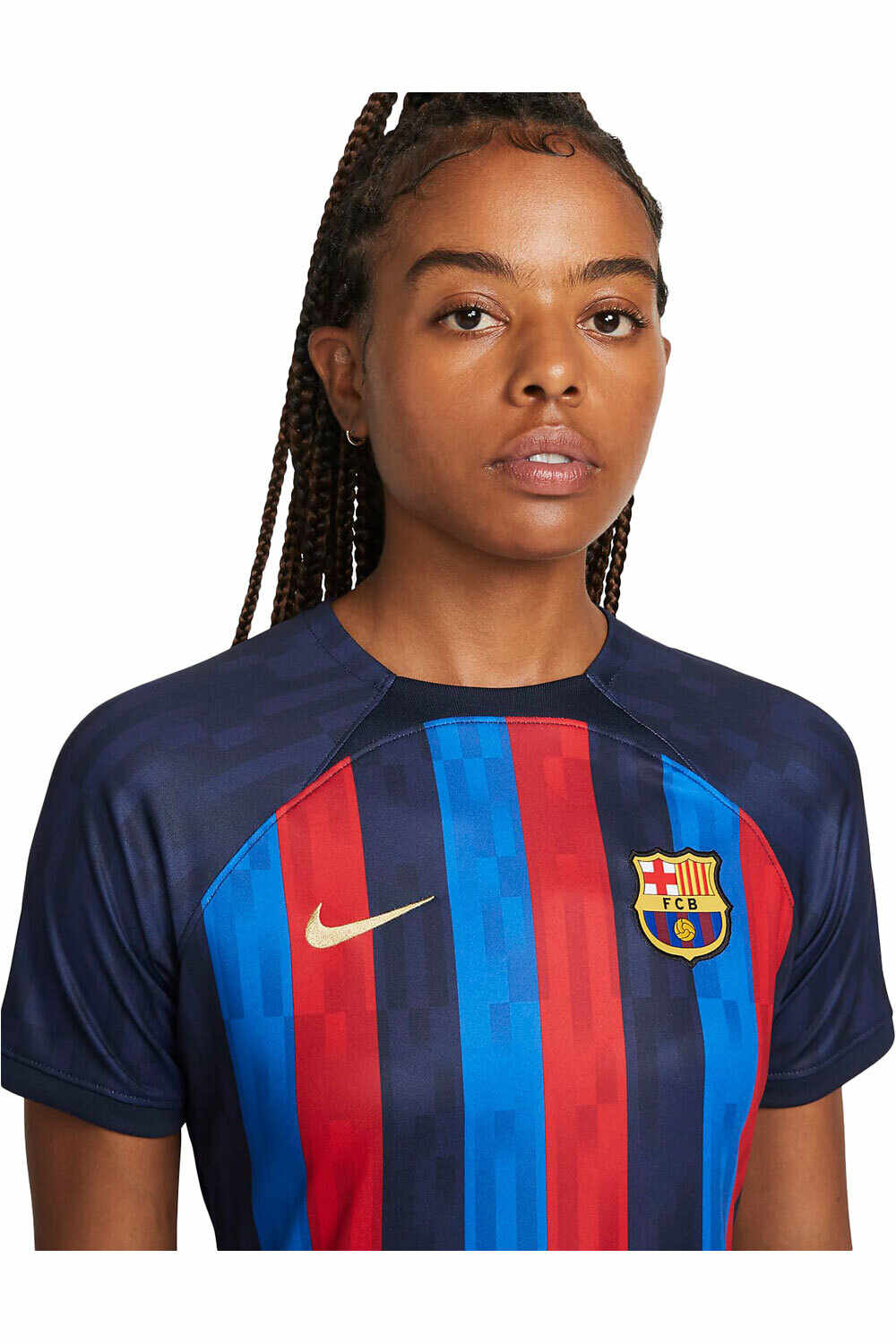 Nike camiseta de fútbol oficiales Nike BARCELONA 23 W NK DF STAD JSY SS HM AZGRA vista detalle Nike camiseta de fútbol oficiales Nike BARCELONA 23 W NK DF STAD JSY SS HM AZGRA vista detalle