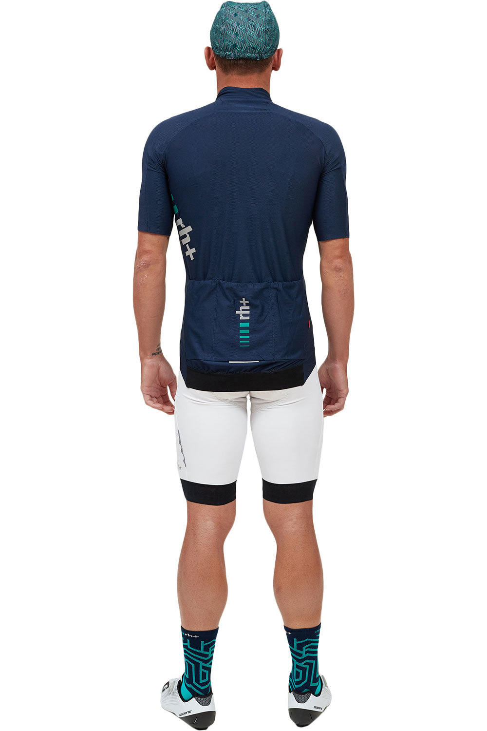 Rh+ maillot manga corta hombre Rh+ Aero Jersey vista trasera Rh+ maillot manga corta hombre Rh+ Aero Jersey vista trasera
