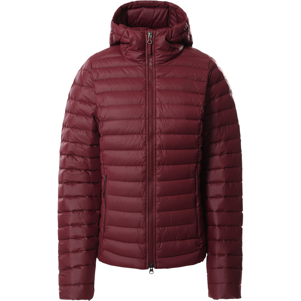 The North Face chaqueta outdoor mujer The North Face W STRETCH DOWN HOODIE RO vista frontal The North Face chaqueta outdoor mujer The North Face W STRETCH DOWN HOODIE RO vista frontal
