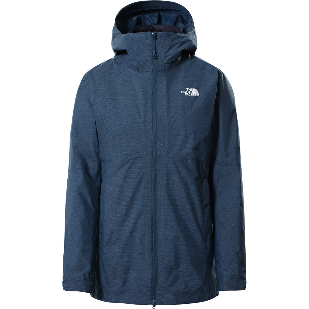 The North Face chaqueta impermeable insulada mujer The North Face W HIKESTELLER TRICLIMATE AZMN vista frontal The North Face chaqueta impermeable insulada mujer The North Face W HIKESTELLER TRICLIMATE AZMN vista frontal