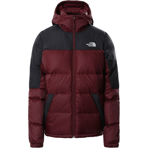 THE NORTH FACE W DIABLO DOWN HOODIE rojo