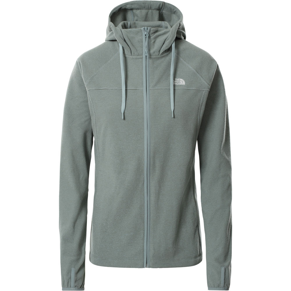 The North Face forro polar mujer The North Face W HOMESAFE FULL ZIP FLEECE HOODI vista frontal The North Face forro polar mujer The North Face W HOMESAFE FULL ZIP FLEECE HOODI vista frontal