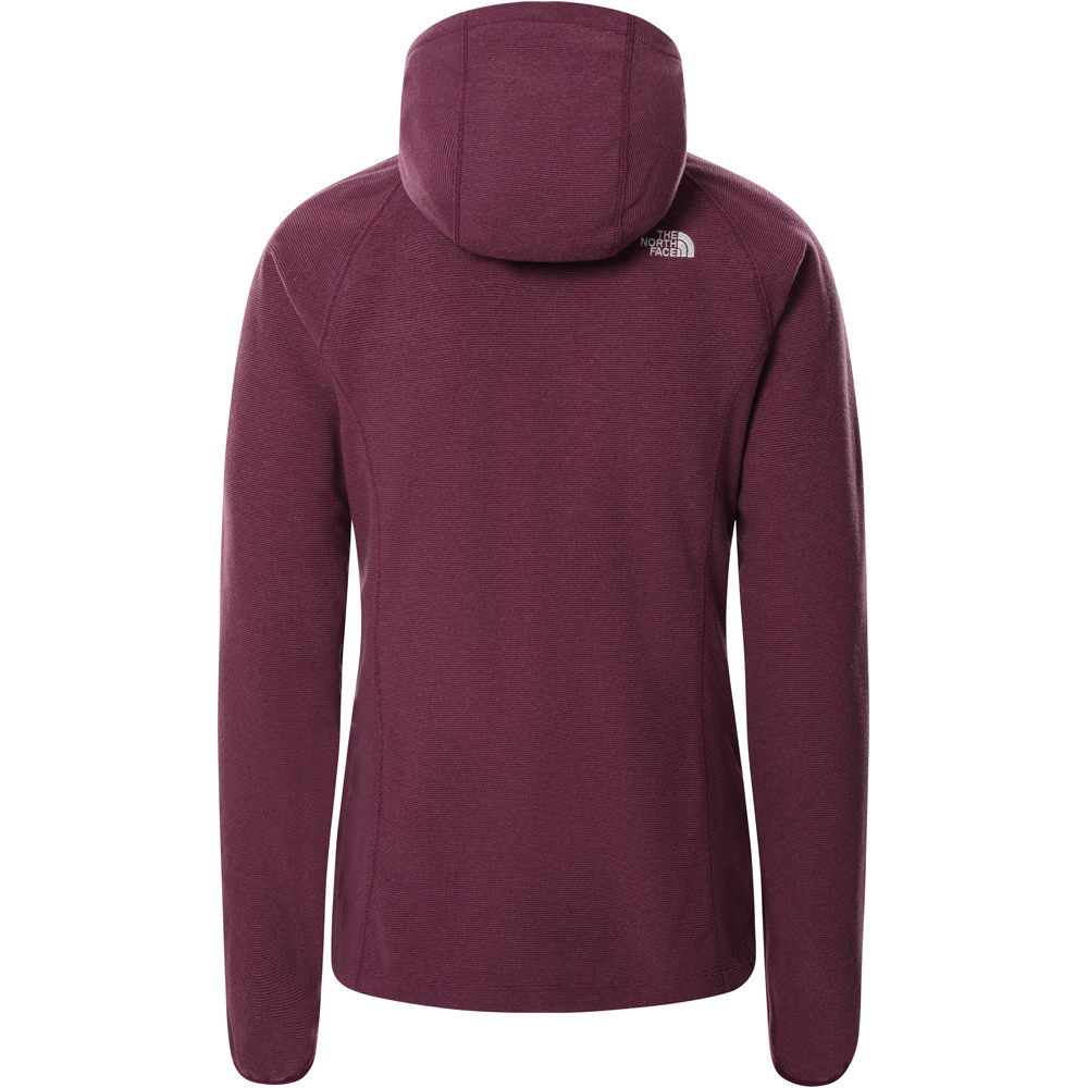 The North Face forro polar mujer The North Face W HOMESAFE FULL ZIP FLEECE HOODIE vista trasera The North Face forro polar mujer The North Face W HOMESAFE FULL ZIP FLEECE HOODIE vista trasera