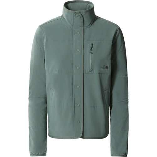 THE NORTH FACE W SNAP FRONT MOUNTAIN SWEATSHIRT morado