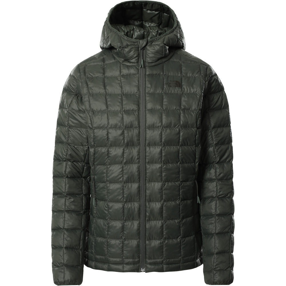 The North Face chaqueta outdoor mujer The North Face W THERMOBALL ECO HOODIE 2.0 vista frontal The North Face chaqueta outdoor mujer The North Face W THERMOBALL ECO HOODIE 2.0 vista frontal