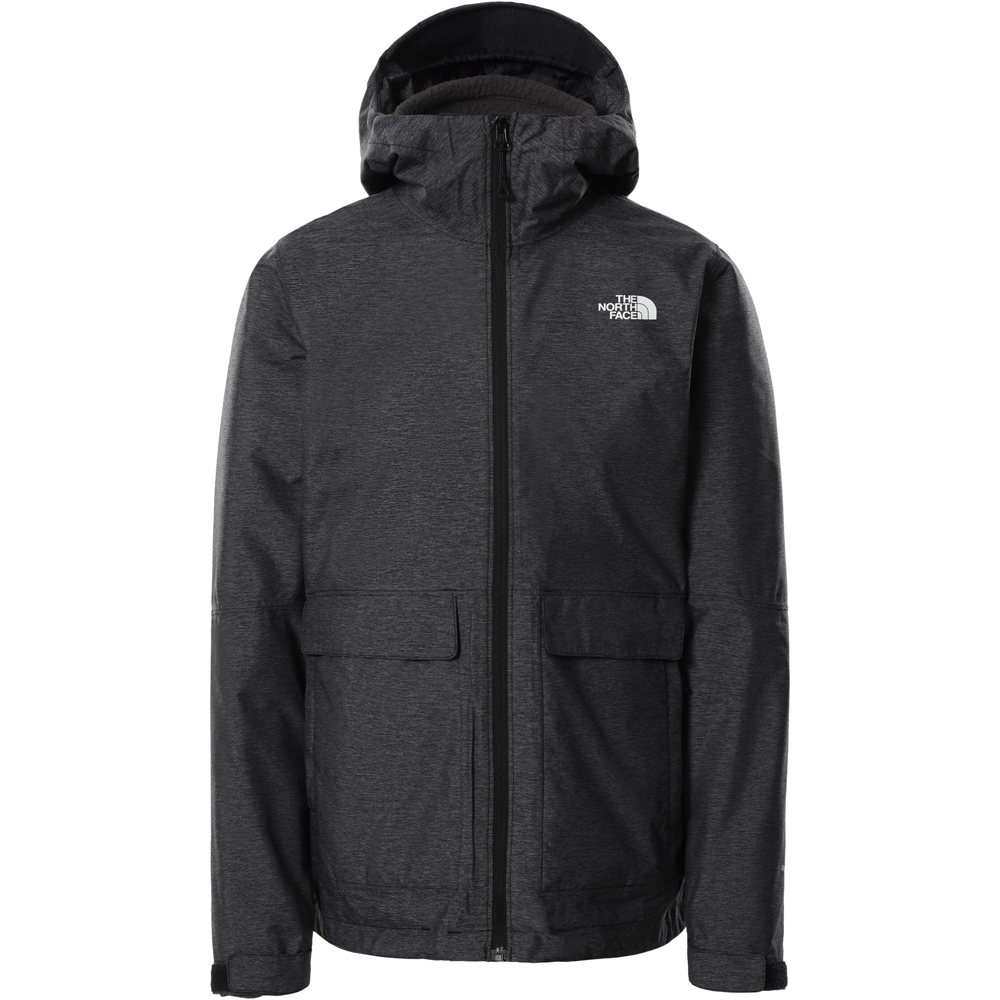 The North Face chaqueta impermeable insulada mujer The North Face W NEW FLEECE TRICLIMATE vista frontal The North Face chaqueta impermeable insulada mujer The North Face W NEW FLEECE TRICLIMATE vista frontal